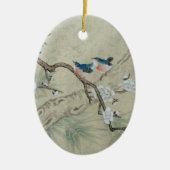 Plum Blossom im Frühling Keramik Ornament (Vorne)