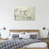 Plum Blossom im Frühling Leinwanddruck (Insitu (Schlafzimmer))