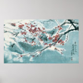 Plum Blossom im Schnee Poster (Vorne)