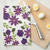 Plum Blossom Küchentücher (Viertel Falte)