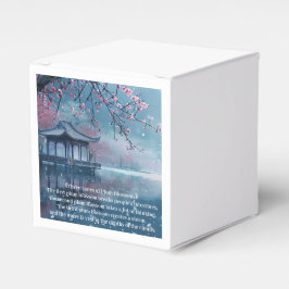 Plum Blossom Pavilion Geschenkschachtel