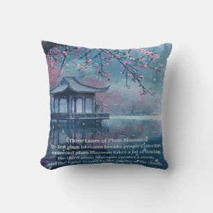 Plum Blossom Pavilion Kissen