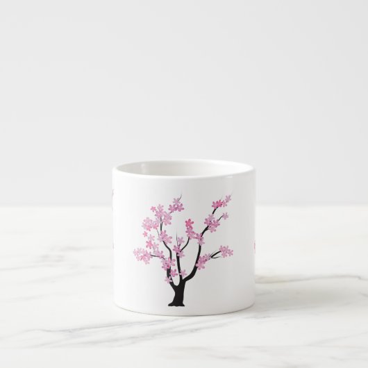 Plum Blossom Tree Espressotasse (Vorderseite)