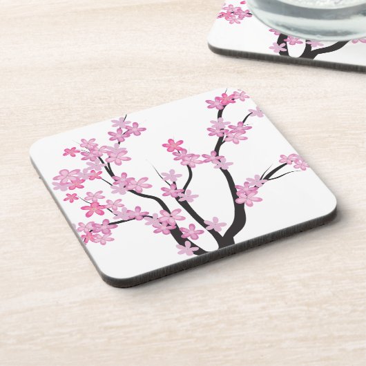 Plum Blossom Tree Untersetzer (Linke Seite)