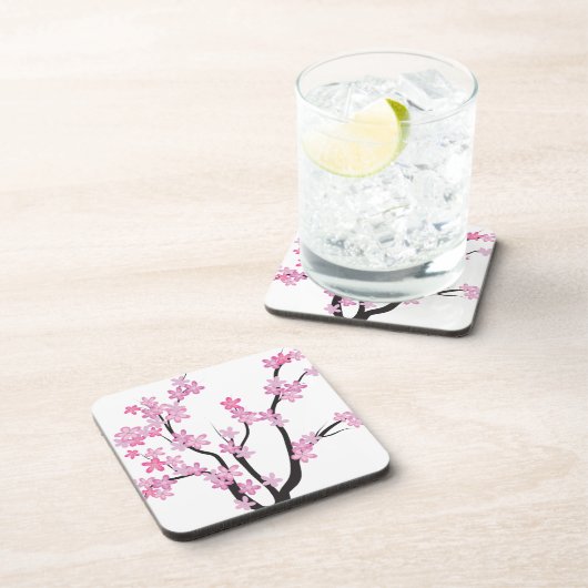 Plum Blossom Tree Untersetzer (Rechte Seite)