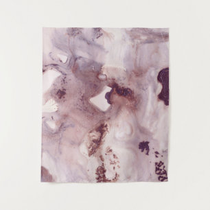 Plum Blush Ink Marble Glam #1 #wall #decor #art Wandteppich