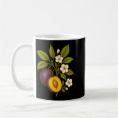 Plum Botanical Fruit Graphic Orchard Farm Nature A Kaffeetasse (Links)