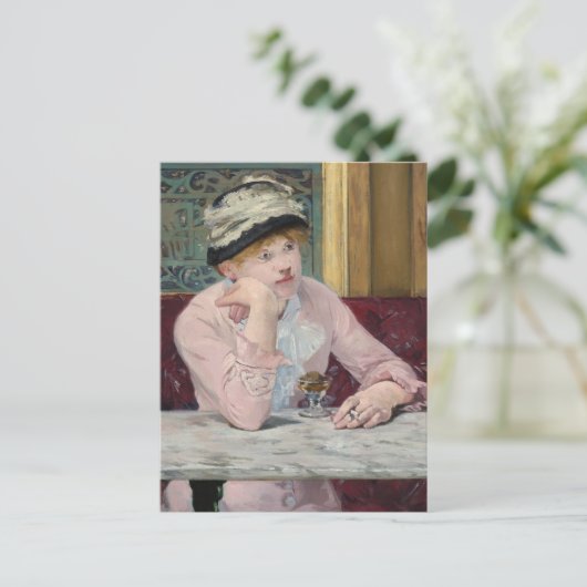 Plum Brandy | Édouard Manet Postkarte (Stehend Vorderseite)