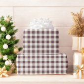 Plum Buffalo Kariert Holiday Geschenkpapier