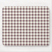 Plum Buffalo Kariert Mouse Pad für Ferien Mousepad (Vorne)