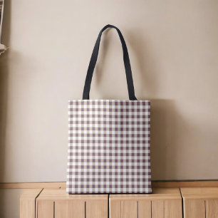 Plum Buffalo Kariert Tote Bag für stilvolle Herbst Tasche