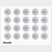 Plum Bunny Stickers (Blatt)