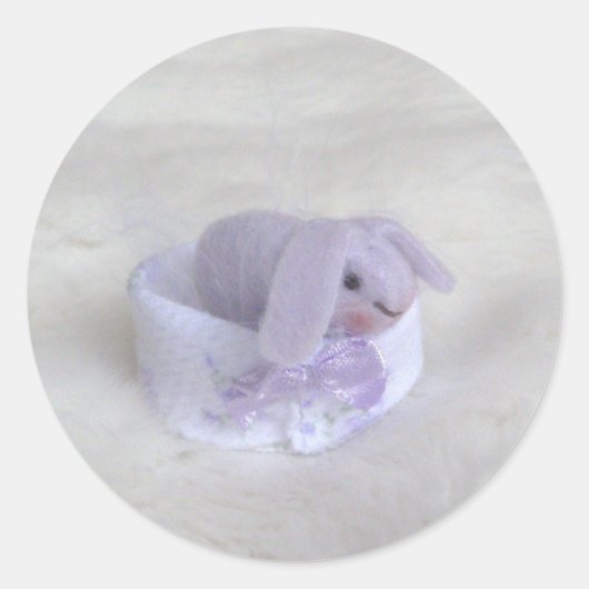 Plum Bunny Stickers (Vorderseite)