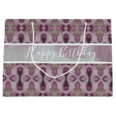 Plum Burgundy Große Geschenktüte (Vorderseite)