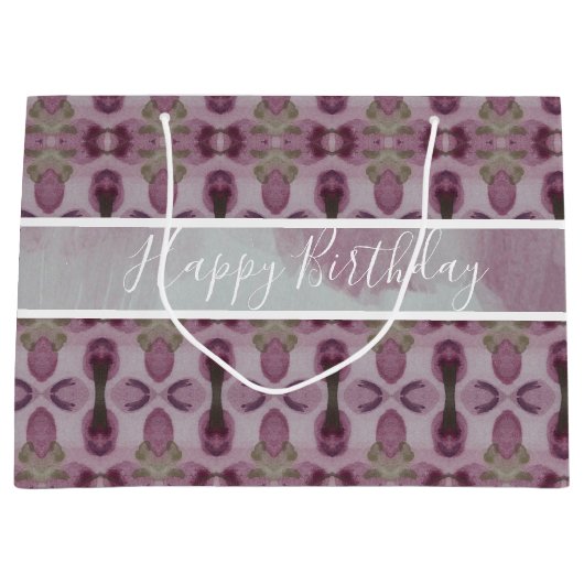 Plum Burgundy Große Geschenktüte (Vorderseite)