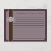 Plum Classic Erntekarten Postkarte (Vorderseite)