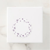 Plum Confetti Wasserfarbe Punkte Liebesmarken Geschenkanhänger (Beispiel)