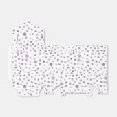 Plum Confetti Watercolor Dots Gefälligkeitsbox Geschenkschachtel (Ungefaltet)