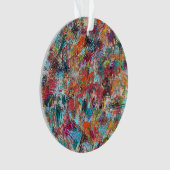 Plum Crazy Akrylic Ornament (Vorderseite)