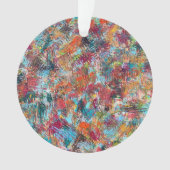 Plum Crazy Akrylic Ornament (Vorderseite)