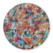 Plum Crazy Keramik Pull Keramikknauf (Vorderseite)