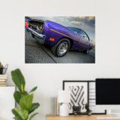 Plum Crazy Roadrunner Poster (Heimbüro)