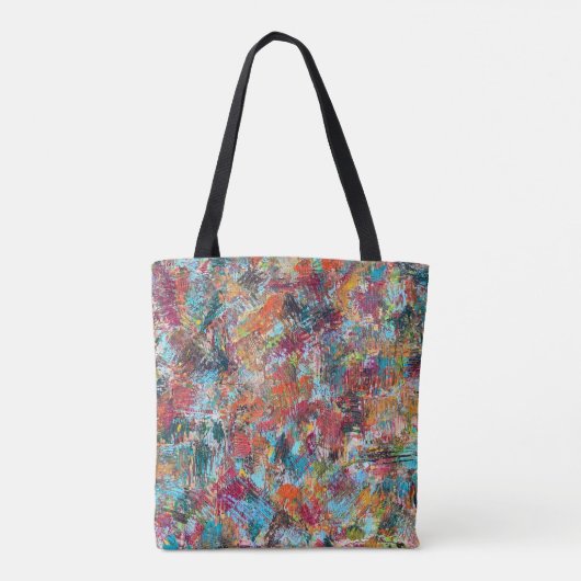 Plum Crazy Tote Bag Tasche (Rückseite)