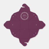 Plum Custom Message Sparkling Lights Weihnachten Geschenkschachtel (Ungefaltet)