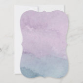Plum Dusty Blue Agate werden Sie meine Bridesmaid Einladung (Rückseite)