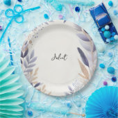 Plum Fall Summer Lavender Sage Brautparty Pappteller (Party)