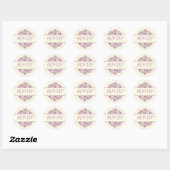 Plum Filigree UAWG Sticker (Blatt)