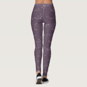 Plum Flora Leggings (Rückseite)