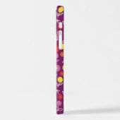 Plum Floral Ditsy iPhone Case Hülle (Linke Seite)