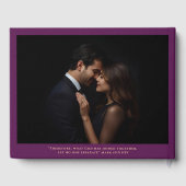 Plum Gästebuchkostenangebot für Reisende Gästebuch (Rückseite)