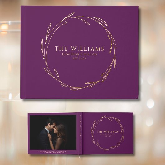 Plum Gästebuchkostenangebot für Reisende Gästebuch