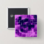 "Plum" geometrisches Kunstposter Button (Vorne & Hinten)