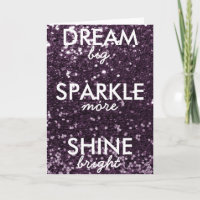 Plum Glitzer Dream Sparkle Shine