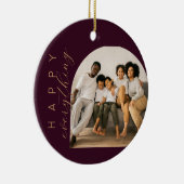 Plum Happy Ealles Keramik Ornament (Rechts)