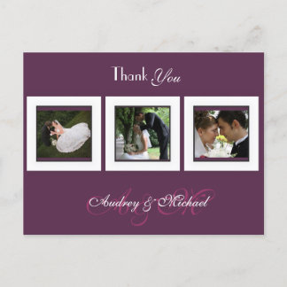 Plum/Hochzeit/Danke, Postkarten