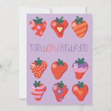 Plum I'm Berry Fond of You Valentine