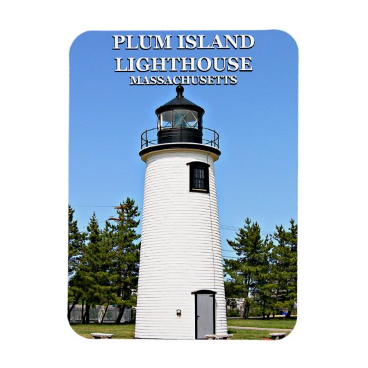 Plum Island Lighthouse, Massachusetts Flex Magnet (Vertikal)