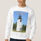 Plum Island Lighthouse, Massachusetts Sweatshirt (Vorderseite)
