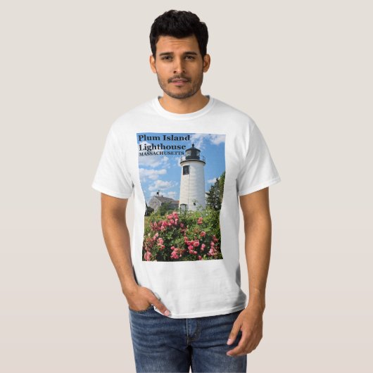 Plum Island Lighthouse, Massachusetts T - Shirt (Vorne ganz)