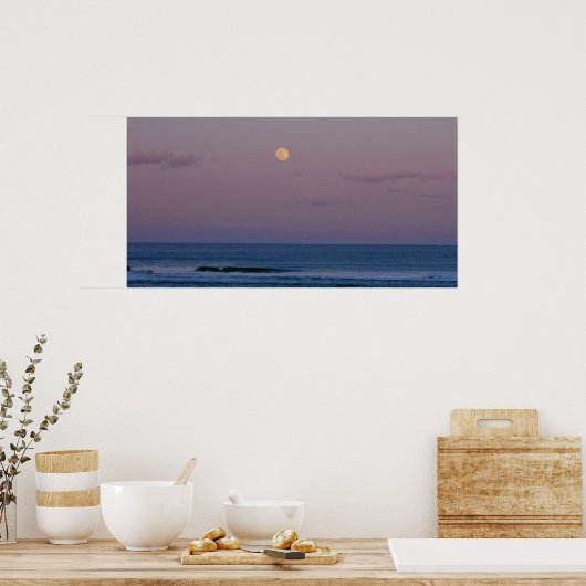 Plum Island Moonrise Poster (Küche)