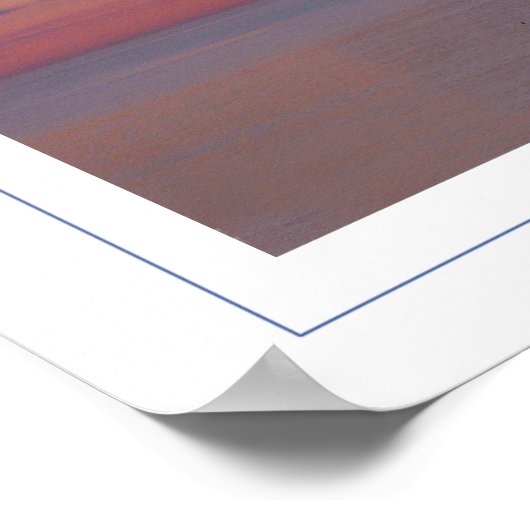 Plum Island Sunrise Poster (Ecke)