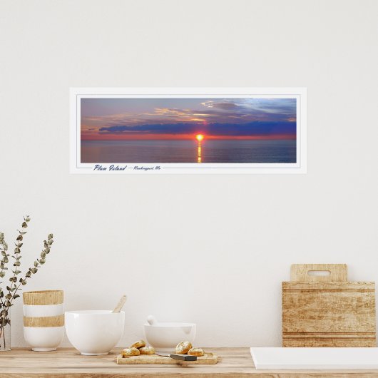 Plum Island Sunrise Poster (Küche)
