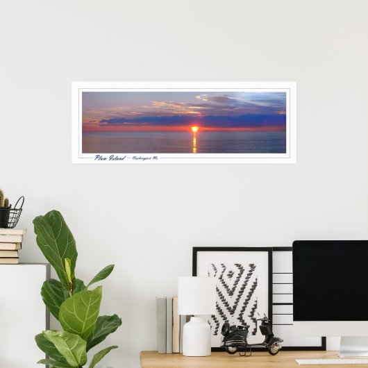 Plum Island Sunrise Poster (Heimbüro)