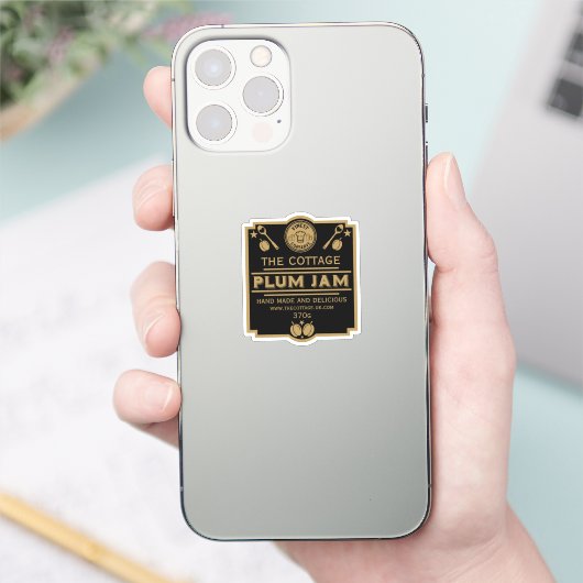 Plum Jam Conserve Maker Aufkleber (Telefon)