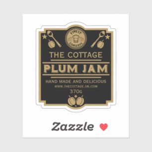 Plum Jam Conserve Maker Aufkleber