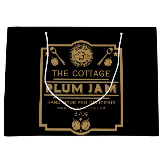 Plum Jam Conserve Maker Große Geschenktüte (Vorderseite)